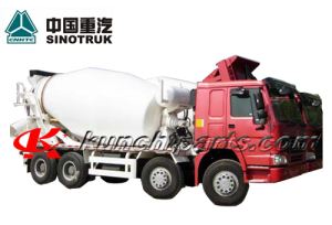 Sinotruk HOWO 8 * 4 camió mesclador EUROⅡ durada mitjana Cab
